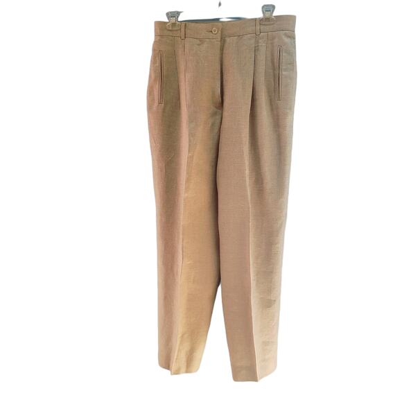 Vintage Linen Dress Pants by Liz Claiborne size 14 - Picture 2 of 6